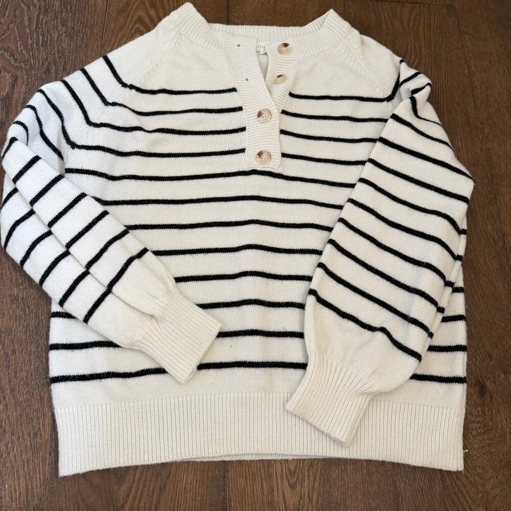 Little Lies Anthropologie Nautical Striped Sweater Sz S